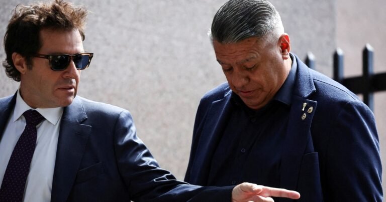 Luego de pasar por Tribunales, Tapia habló de la Finalissima: "España quiere que se juegue en España y yo quiero que se juegue en el Monumental"