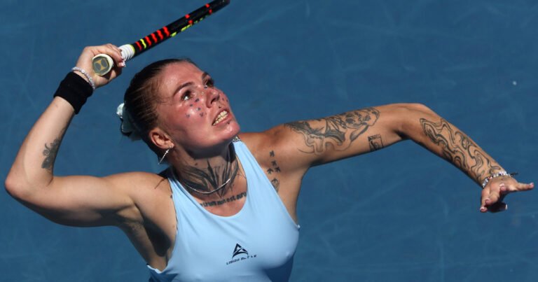 El increíble caso Oliynykova, la tenista ucraniana del WTA que se enamoró de la ropa de una emprendedora tucumana y ahora la usa en los partidos