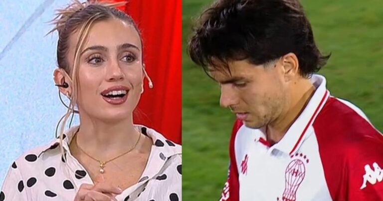 Morena Beltrán se lamentó por el gol errado de Lucas Blondel contra River: "Le tendría que haber pegado..."
