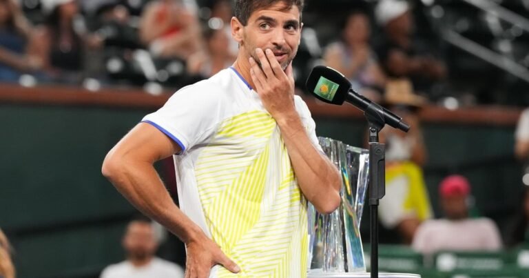 El camino de Guido Andreozzi, el tenista que se hartó y estuvo cinco meses sin jugar pero a los 34 años fue campeón en Indian Wells