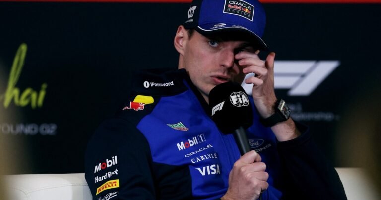 Tenso momento entre Max Verstappen y un periodista en plena conferencia del GP de Japón: “No voy a hablar hasta que se vaya”