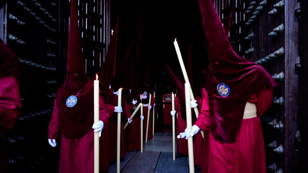 España: comienzan las procesiones de la Semana Santa