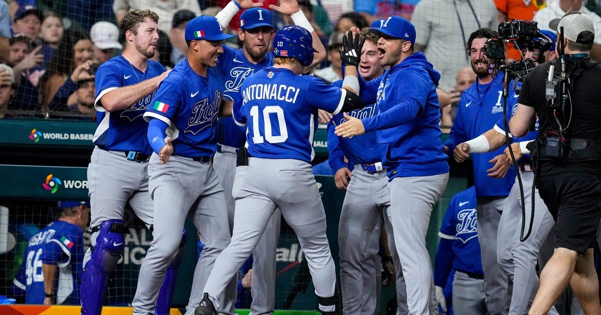 Italia le ganó a Estados Unidos en el Clásico Mundial de Béisbol 2026: el relato de la TV italiana del batacazo histórico en Houston