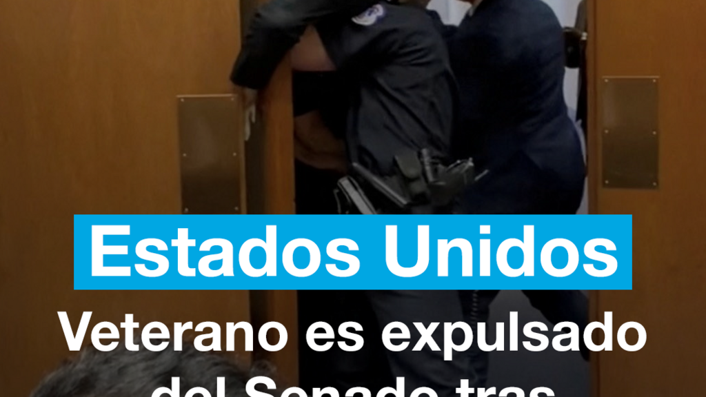Veterano es expulsado del Senado de EE. UU. tras protestar por la ofensiva contra Irán