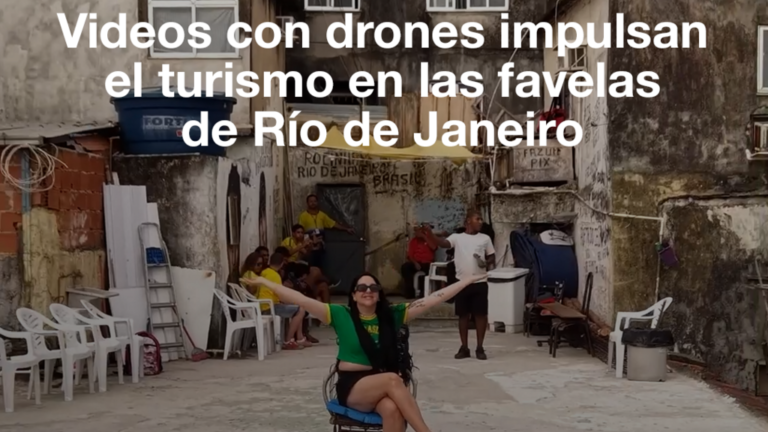 Brasil: videos con drones impulsan el turismo en las favelas de Río