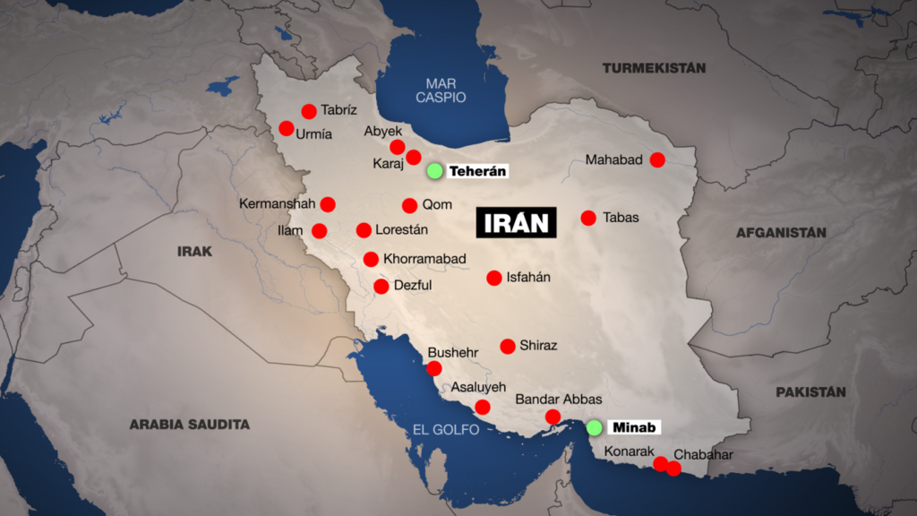 Tres mapas para dimensionar la escalada de ataques cruzados en Medio Oriente