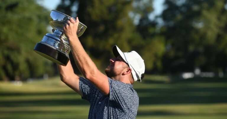 Alistair Docherty se dio el gusto de su vida en el Abierto de la República: por fin fue campeón, aplaudió al público y terminó entre lágrimas