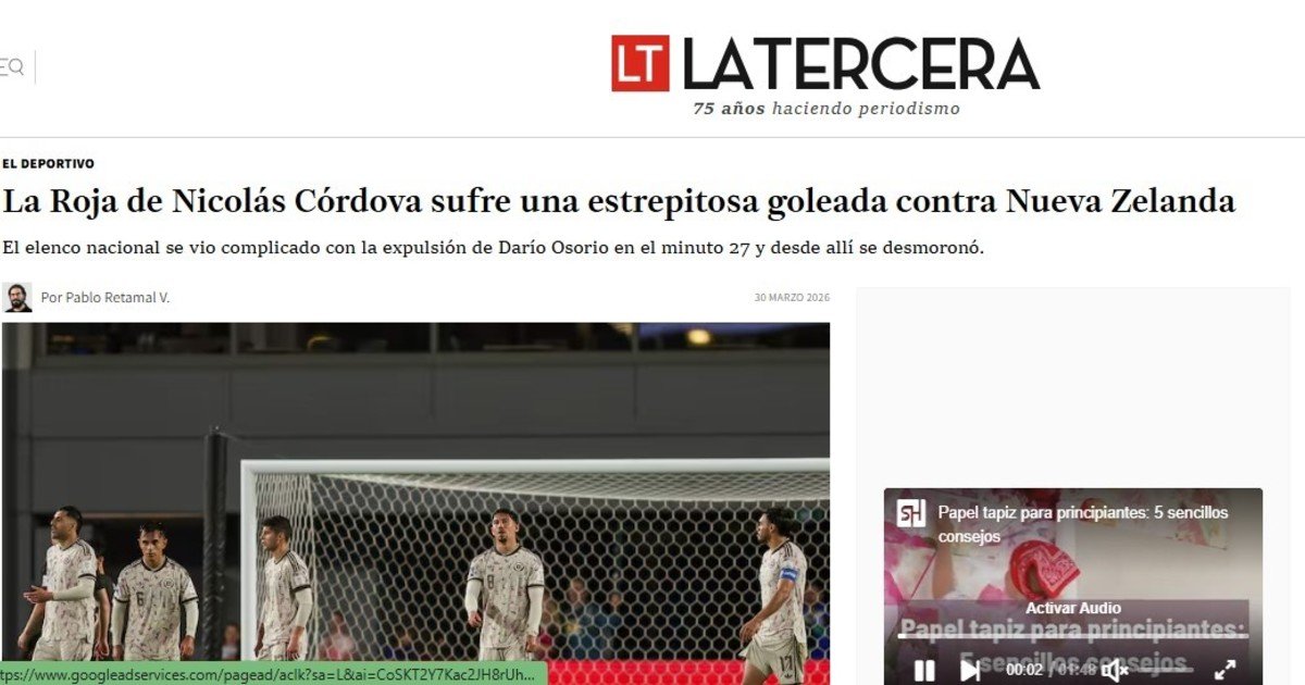 "Humillante", "vergüenza nacional" y "papelón histórico": el lapidario análisis de los medios de Chile tras la goleada en contra vs Nueva Zelanda