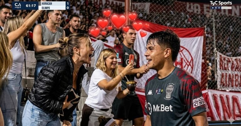 Morena Beltrán, grito furioso y desahogo tras el gol de Blondel que le dio la victoria a Huracán en Copa Argentina