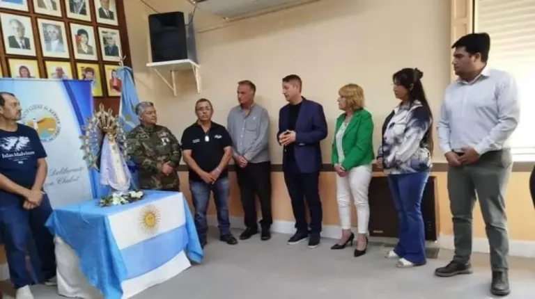 La Virgen Malvinera en el Concejo Deliberante de Rawson