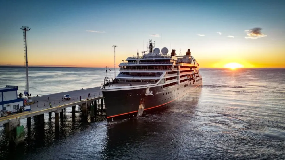 Chubut suma una nueva escala de alto nivel con la llegada del crucero Seabourn Venture