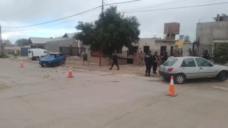 Fuerte choque en Puerto Deseado con un policía herido