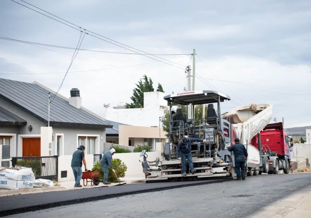 Pavimentación en Rada Tilly: Las obras en ejecución y las previstas para 2026