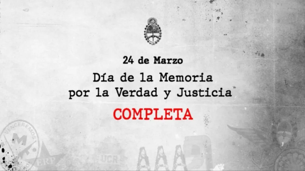 24 de marzo: El Gobierno prepara un nuevo mensaje para el Día de la Memoria, la Verdad y la Justicia