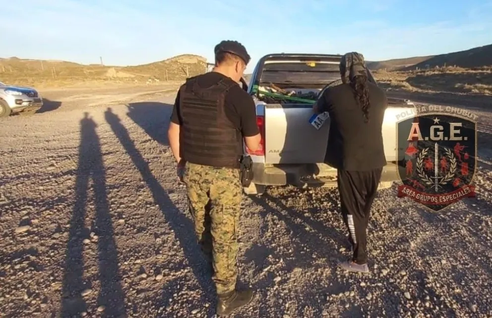 Secuestraron carne de guanaco y piche en la Ruta Provincial 39