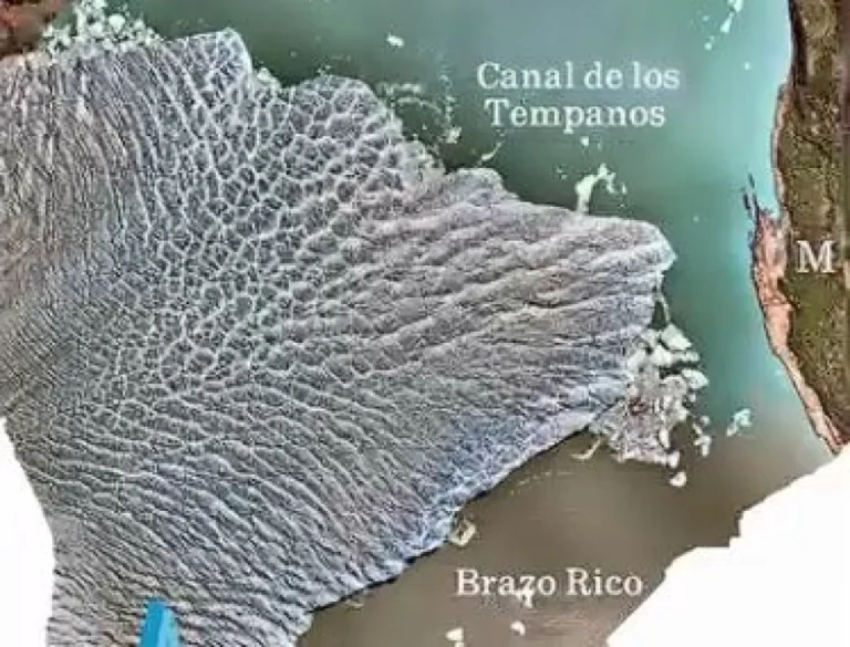 Detectan un retroceso histórico en el glaciar Perito Moreno durante este verano