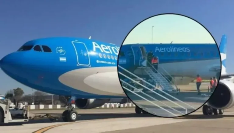 Un avión iba a Trelew y tuvo una emergencia en el aire