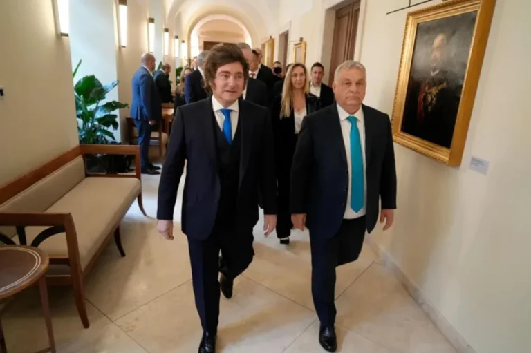 Javier Milei se reunió con Víktor Orban en Budapest