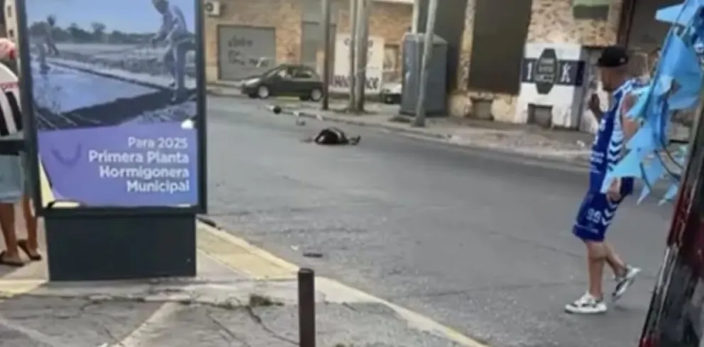 Motociclista murió degollado por una soga colocada para cortar una calle