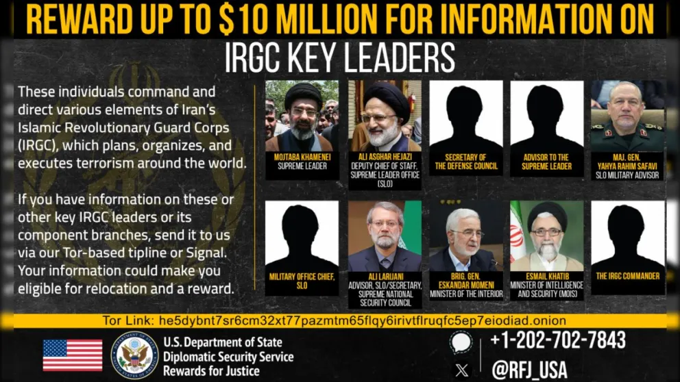 Estados Unidos ofrece recompensa de 10 millones de dólares por datos sobre Mojtaba Jamenei
