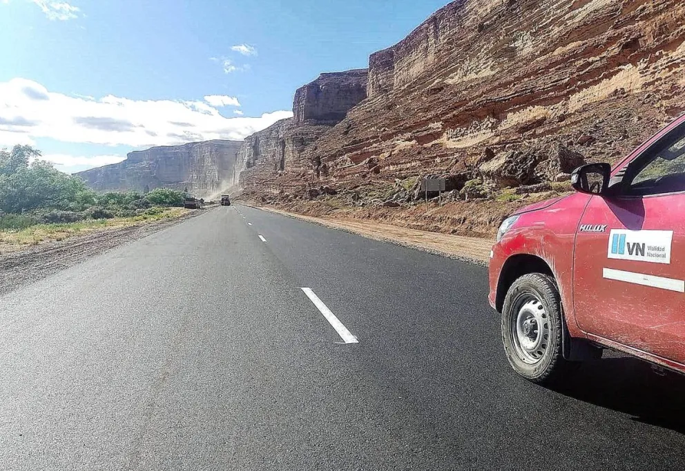 Precaución extrema al circular por la ruta nacional 25: hay derrumbes en el sector de Los Altares