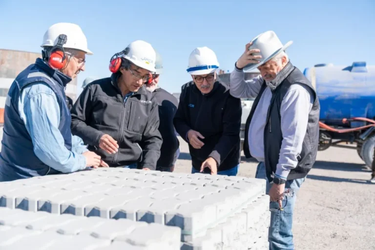 Othar recorrió Petroquímica y se interiorizó acerca de un proyecto de viviendas de construcción rápida