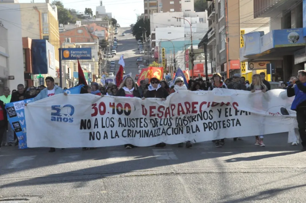 Comodoro se movilizó por la Memoria, Verdad y Justicia a 50 años del Golpe