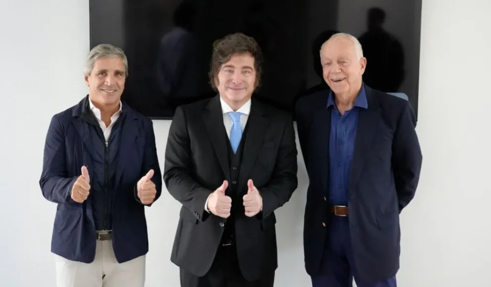 Olivos: Milei y Caputo analizaron inversiones con Herbert Allen Jr.