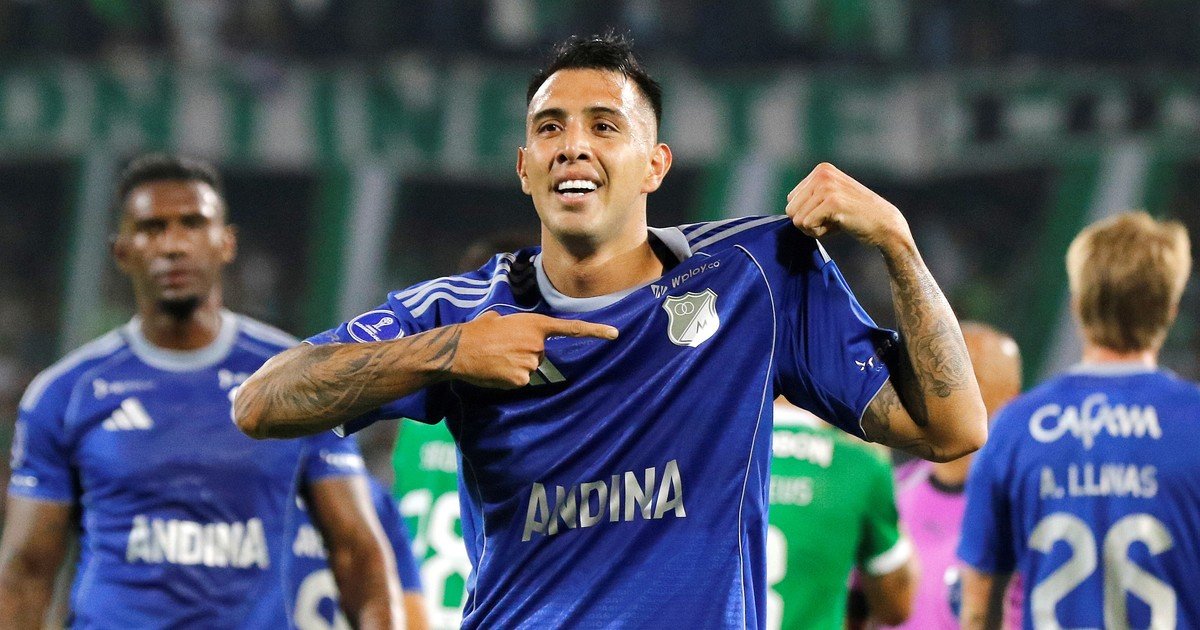 Un argentino hizo un golazo digno de Puskás y metió a Millonarios de Colombia en la Copa Sudamericana: podría ser rival de River o Racing