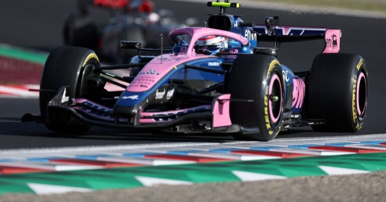 F1 en Japón: Franco Colapinto pasó la prueba en Suzuka sin fallas, pero con un Alpine poco competitivo