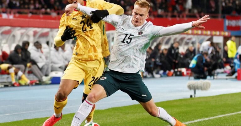 Austria, uno de los rivales de la Argentina en el Mundial 2026, mete miedo y aplastó a Ghana en Viena