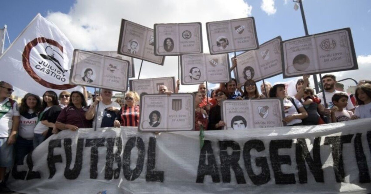 A 50 años de la última dictadura cívico militar, el fútbol argentino se unió al pedido de "memoria, verdad y justicia"