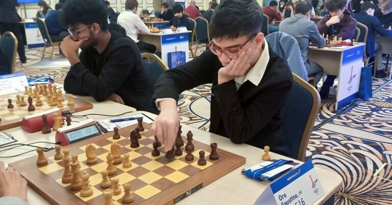 Faustino Oro sumó otra victoria clave y un empate en el Aeroflot Open: qué necesita para ser el gran maestro más joven de la historia