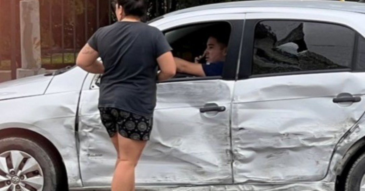 Impactante: así fue el cuádruple choque  protagonizado por un ex jugador de Boca en La Plata