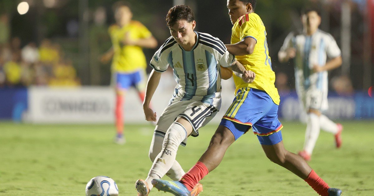 Golpazo para la Selección Sub 17 de Placente: tres expulsados y goleada de Colombia que se quedó con el Sudamericano