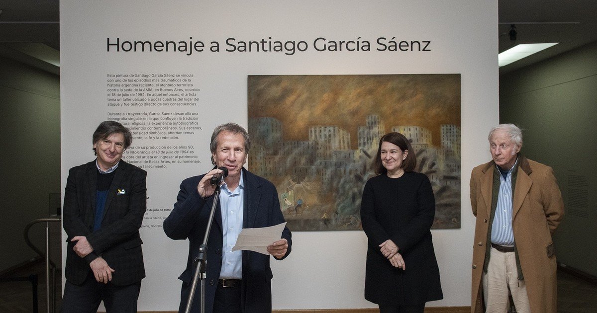 Santiago García Sáenz: del atentado a la AMIA al reconocimiento en Bellas Artes