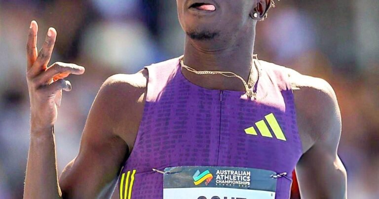 Gout Gout va más rápido que Usain Bolt y es el nuevo dueño del récord mundial juvenil de los 200 metros
