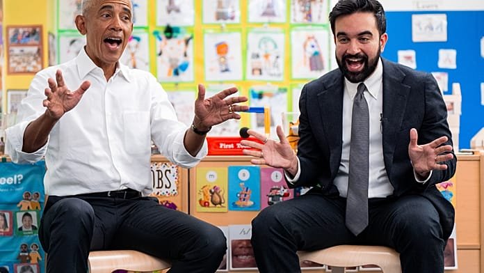 Obama y Mamdani cantan con niños en su primer encuentro en Nueva York