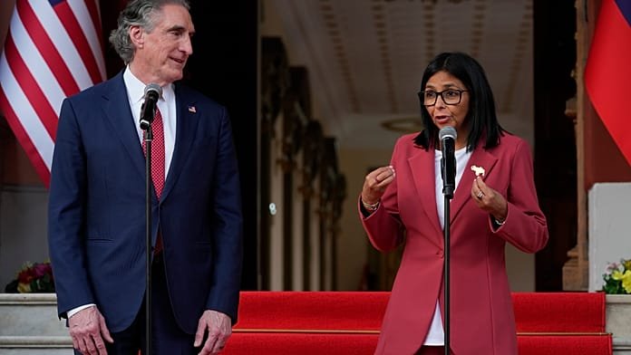 Estados Unidos levanta las sanciones contra la presidenta interina de Venezuela Delcy Rodríguez