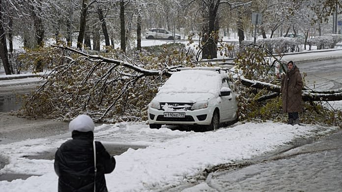 El invierno ha vuelto a Moscú con frío y nevadas: los meteorólogos hablan de un fenómeno único