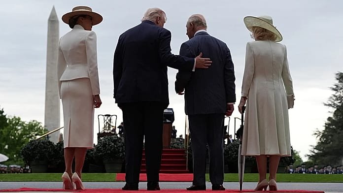 Trump ensalza a Reino Unido como "su amigo más cercano" al recibir a Carlos III pese a las tensiones