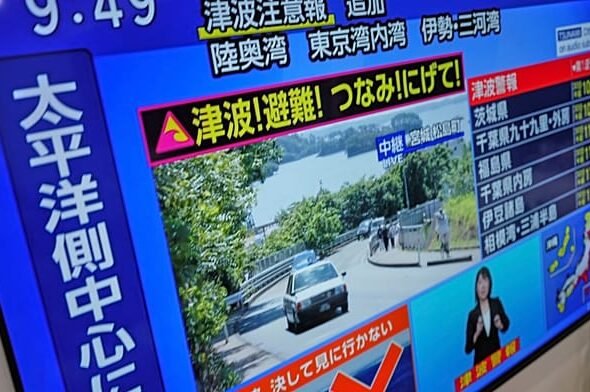 Un fuerte terremoto de magnitud 7,4 sacude Japón y activa alerta de tsunami de hasta 3 metros