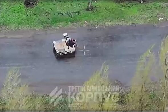 Un robot autónomo rescata a una anciana cerca del frente en Ucrania