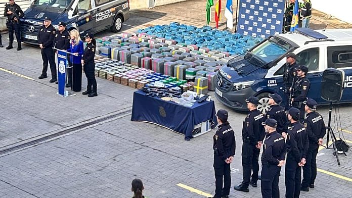La Policía incauta 5.000 kilos de cocaína en España, su mayor alijo
