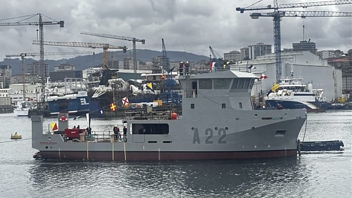 España bota un nuevo buque militar para blindar los cables submarinos ante sabotajes