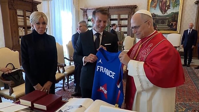 Emmanuel Macron se reúne con el papa León XIV en el Vaticano para tratar las tensiones globales