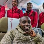 Nairobi recibe al maratoniano Sabastian Sawe tras su victoria récord en Londres