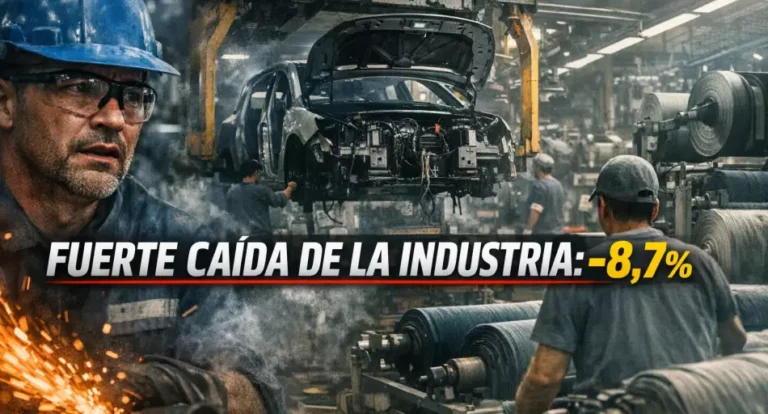 El Indec confirma, con datos oficiales, el "industricidio" del modelo Milei: 14 sectores en contracción, capacidad instalada al 53% y ninguna política
