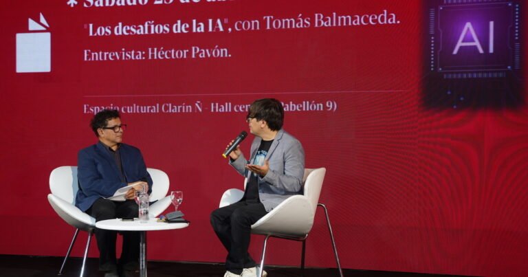 "La IA va a encontrar su límite", dijo Tomás Balmaceda en el espacio cultural de Clarín-Ñ