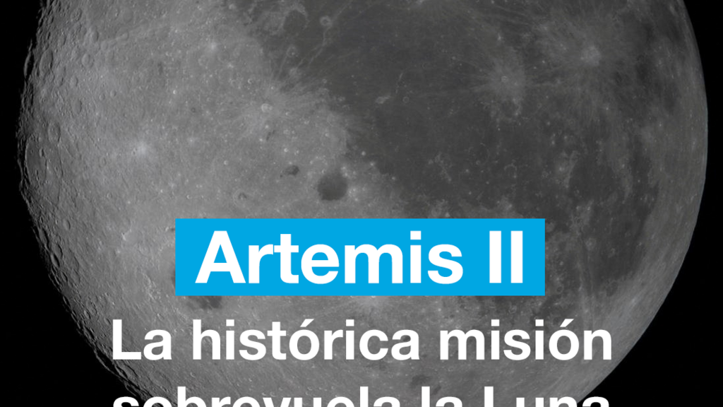 La cápsula Orión sobrevuela la Luna en el sexto día de la misión Artemis II